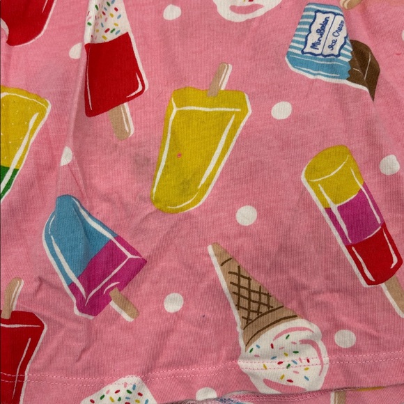 Mini Boden Pink Lemonade Ice Cream Jersey Skort - Picture 3 of 8
